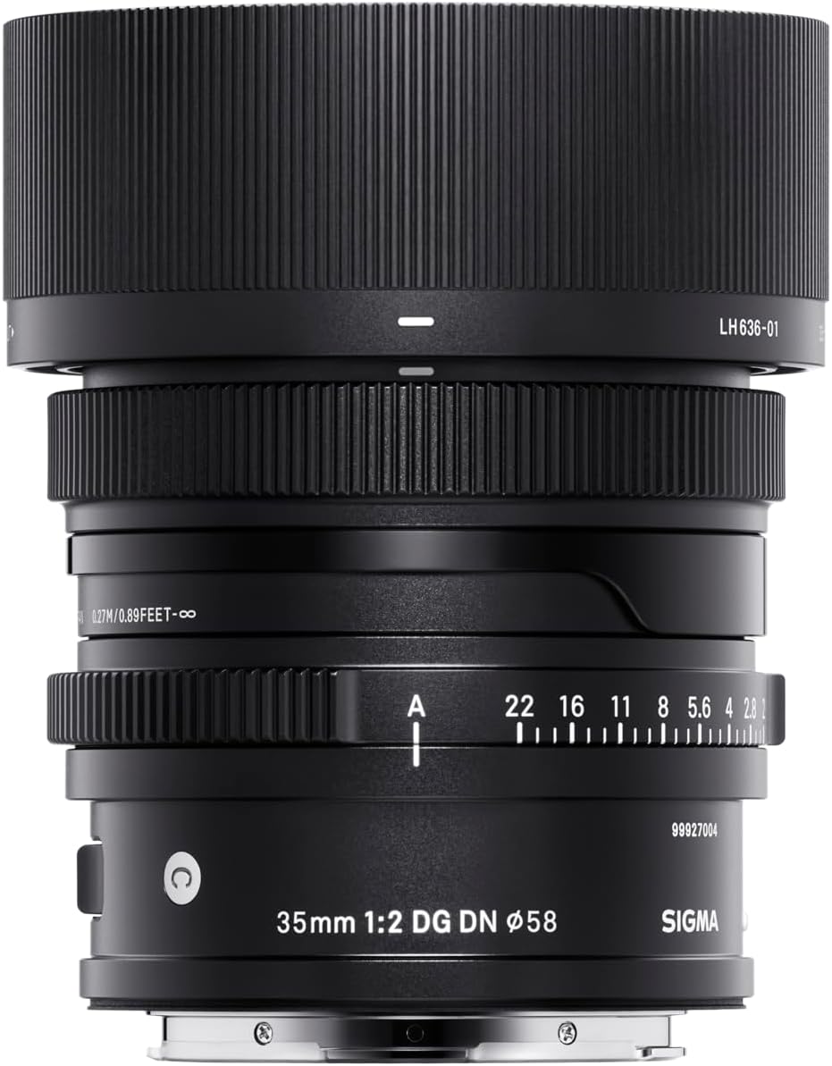SIGMA Sony E-Mount Lens 35mm F2 DG DN Monofocal Wide Angle Full Size Contemporary Mirrorless Only
