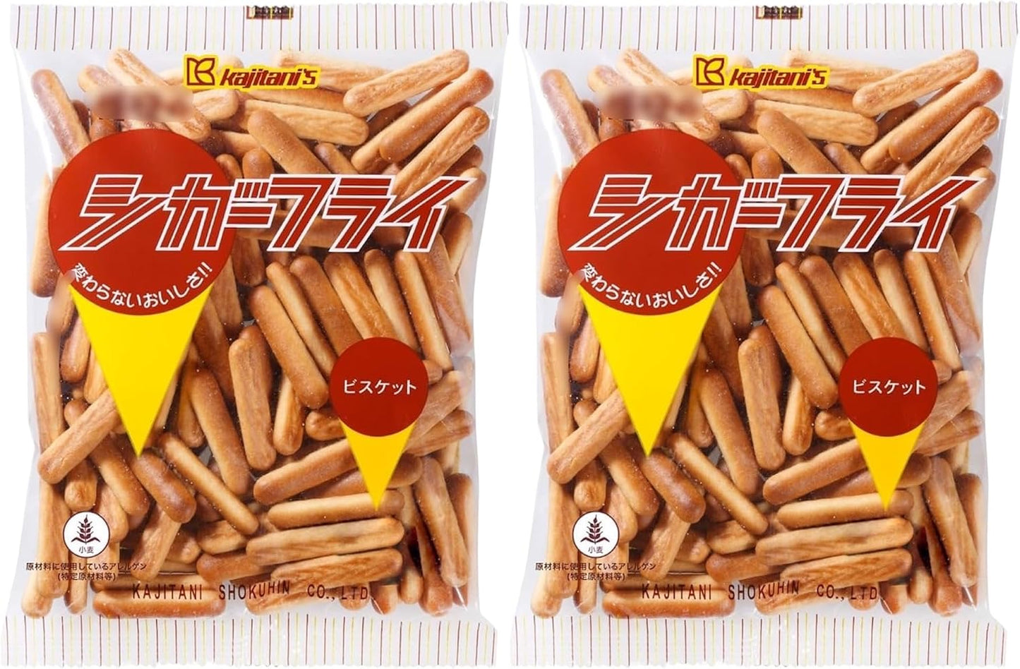 Cigar Fries, 3.2 oz (92 g) x 2 Piece Set, Biscuits, Okayama, Stick, Salty, Long Seller, Snacks, Store at Room Temperature