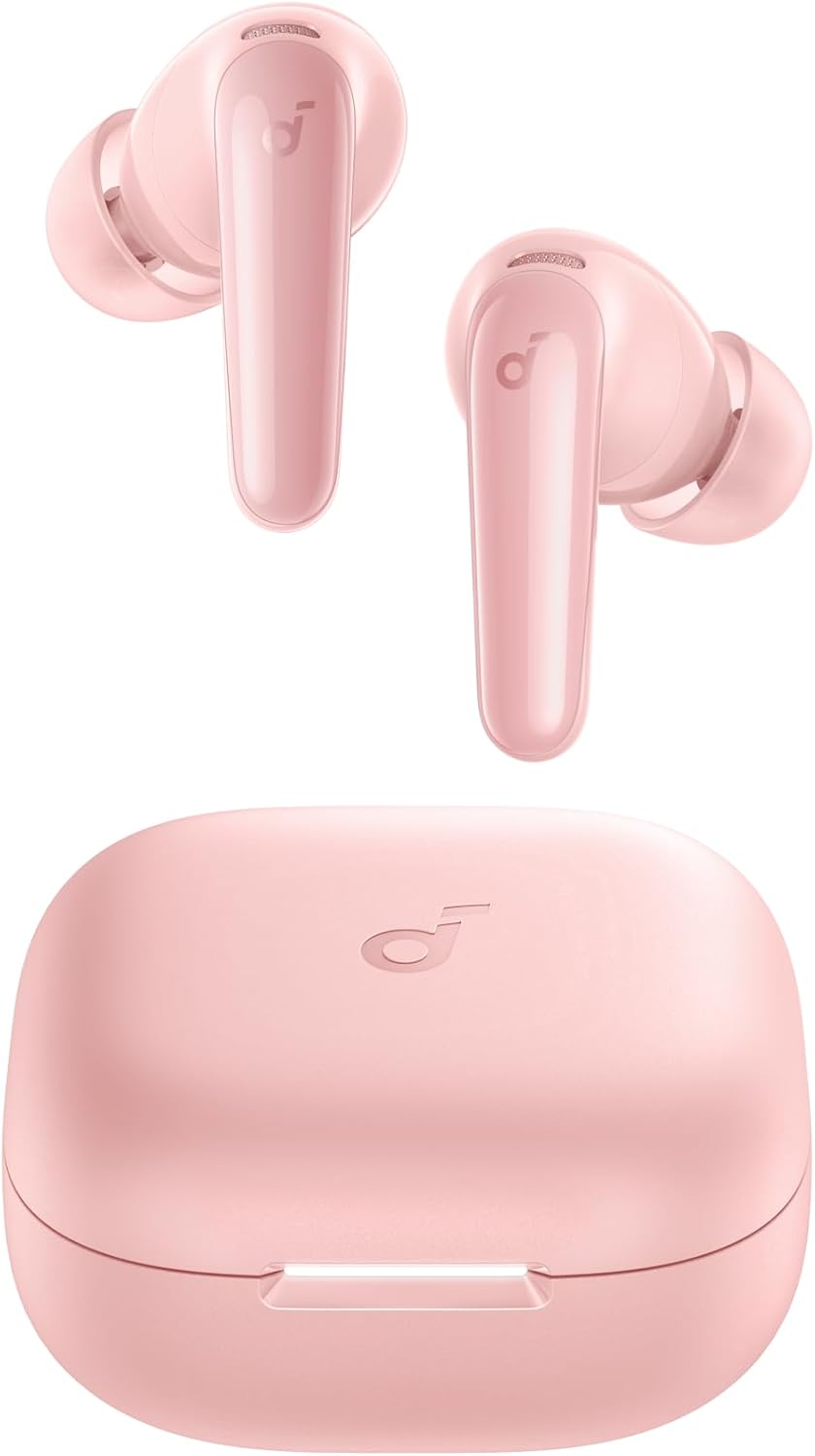 Anker Soundcore P31i (Bluetooth 6.1) 【Fully Wireless Earbuds/Active Noise Cancelling/Multi-Point Connection / Up to 50 Hours Playback / PSE Technical Standards Compliant】Pink