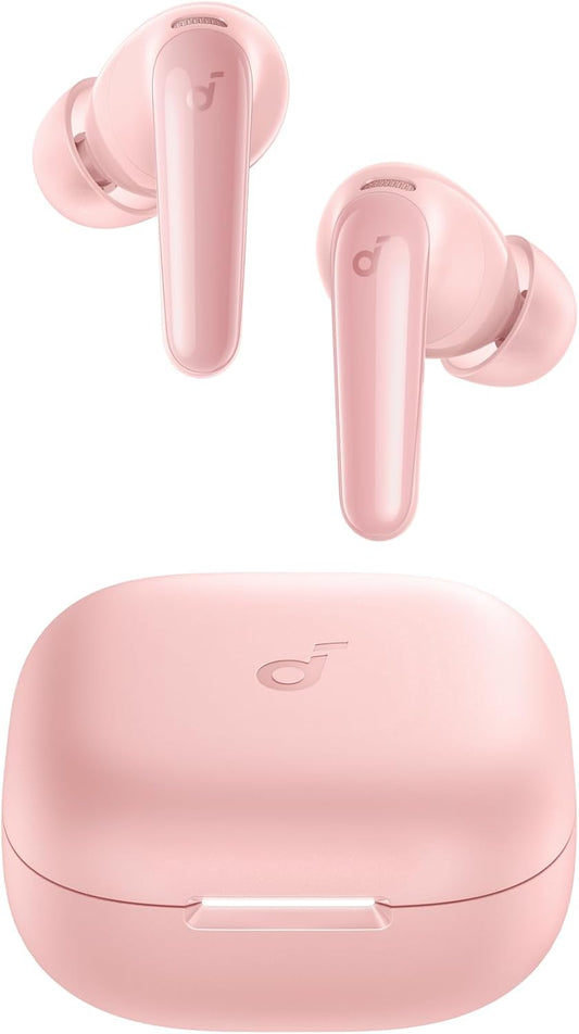 Anker Soundcore P31i (Bluetooth 6.1) 【Fully Wireless Earbuds/Active Noise Cancelling/Multi-Point Connection / Up to 50 Hours Playback / PSE Technical Standards Compliant】Pink