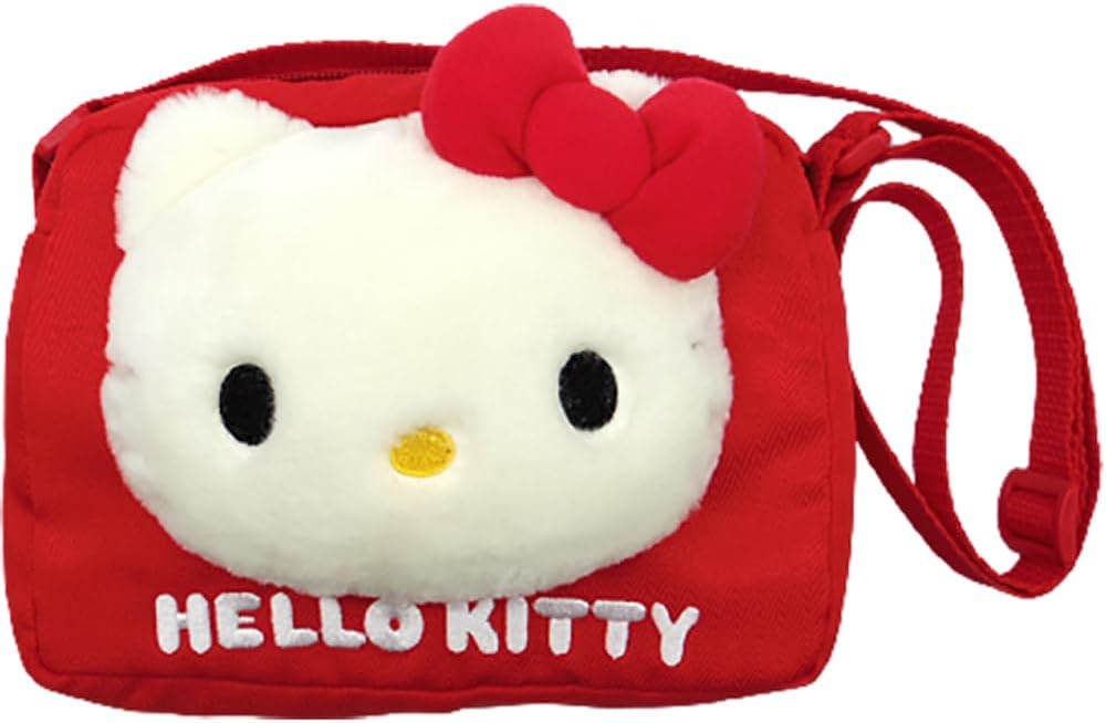 Nakajima Corporation Sanrio 161642-21 Kids Shoulder Hello Kitty Red