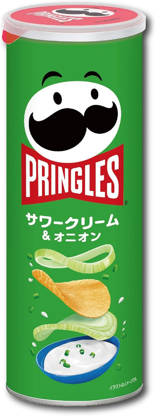 Kellogg’s Pringles Sour Cream & Onion Medium Can, 3.7 oz (105 g)