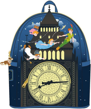 Loungefly Disney Peter Pan Glow Clock Mini Mochila