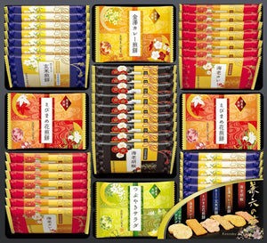 Kanazawa Kenroku Confectionery Kenroku no Hana [Pre-wrapped] Confectionery Gift Box Sweets Rice Crackers Gift Rice Crackers Rice Cakes Individual Packaging Hand-carried Gift Thank You Celebration