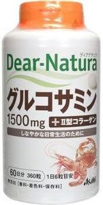 [Asahi Food & Healthcare] Dianatura Glucosamine with Type II Collagen, 360 Tablets