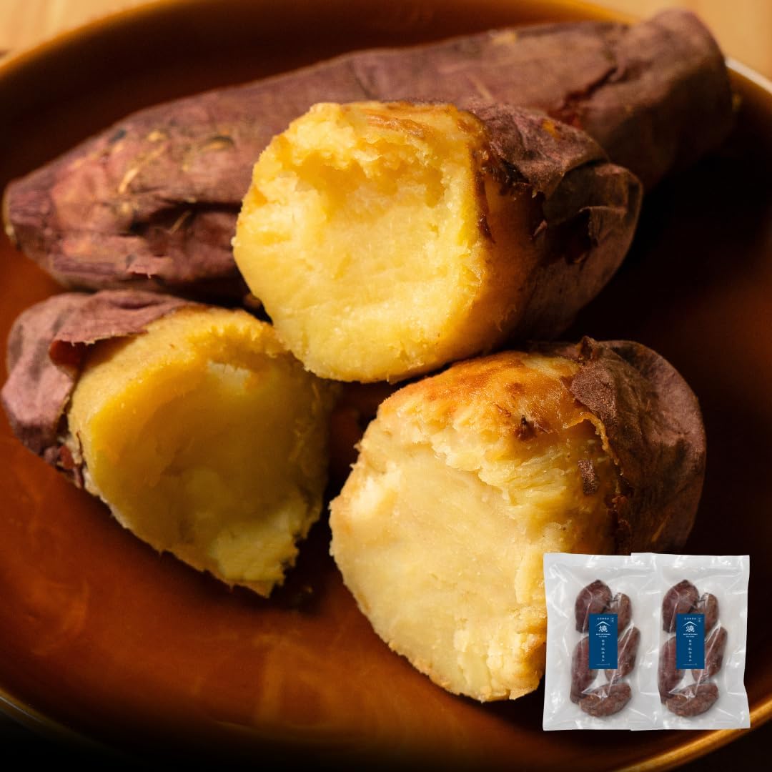 Satsumarche Kagoshima, Shushuku Frozen Potatoes, Red Haruka, Direct from Origin: Additives, 2.2 lbs (1 kg) (1.1 oz (500 g) x 2 Bags), No Sugar, Netori, Beeharuka, Sweet Potatoes, Commercial Use, Baby