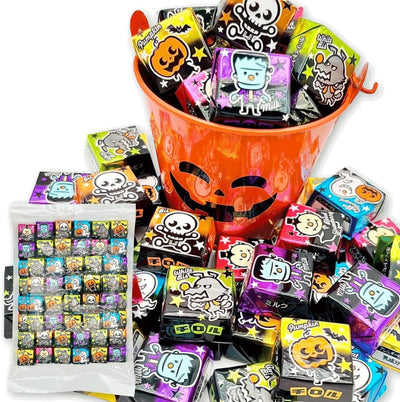 【クール便】チロルチョコ ハロウィン限定 2025年版 6種アソート 68個入り 個包装 パンプキン ブラッドストロベリー コーヒーヌガー入り お菓子セット
