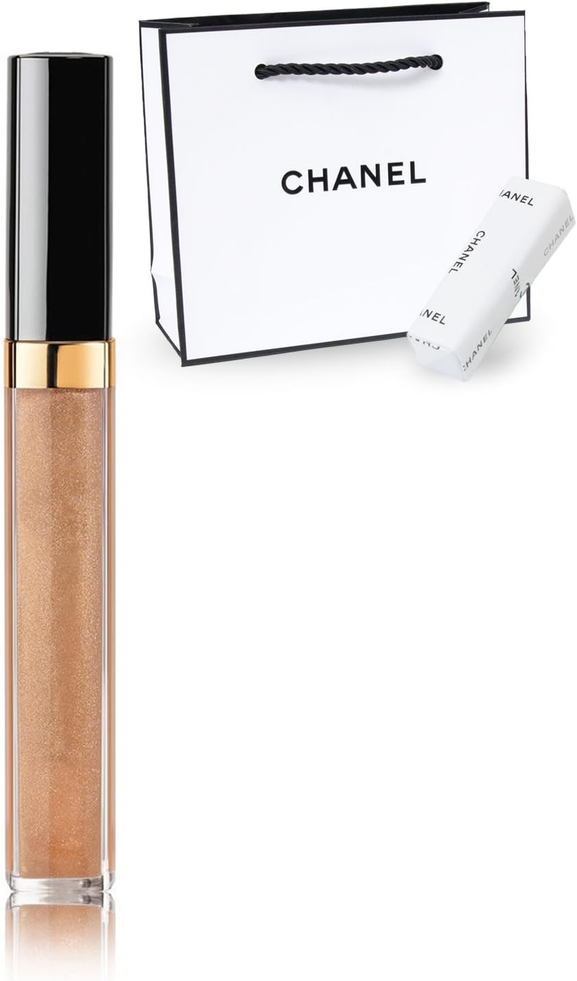 CHANEL Chanel Domestic Genuine Rouge Coco Gloss Lip Gloss with Shop Bag, 24 Colors (Melted Honey (712))