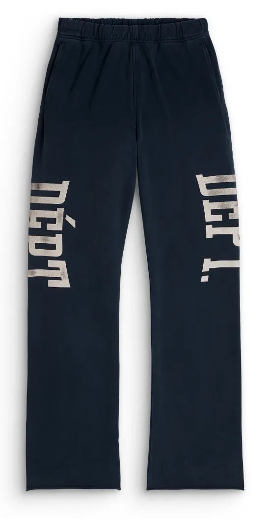GALLERY DEPT. 'GYM LOGAN' VINTAGE BLACK SWEATPANTS