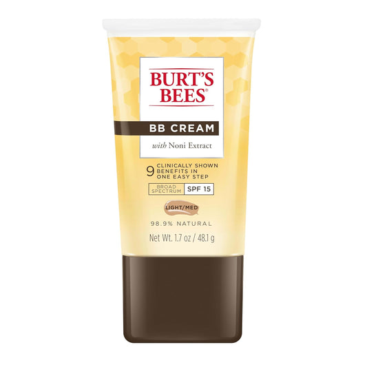 Crema Burt's Bees con SPF 15, 1.7 onzas, Light/Medium