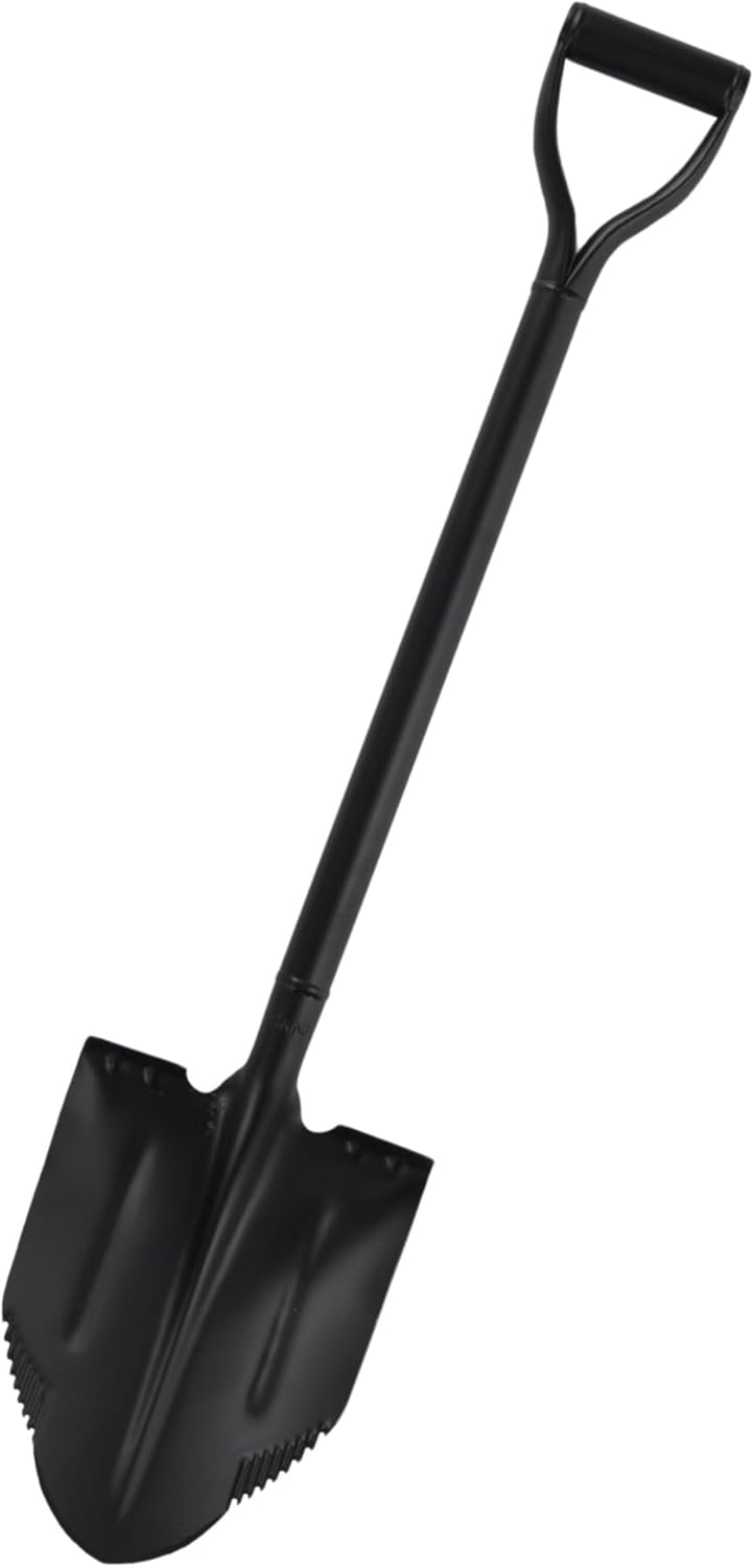 Takagi Powerful Soil Lifting Shovel with Easy-to-Step Large Step [Includes Step-on Platform] Scoop Spade Shovel Hoe Garden Agricultural Machinery