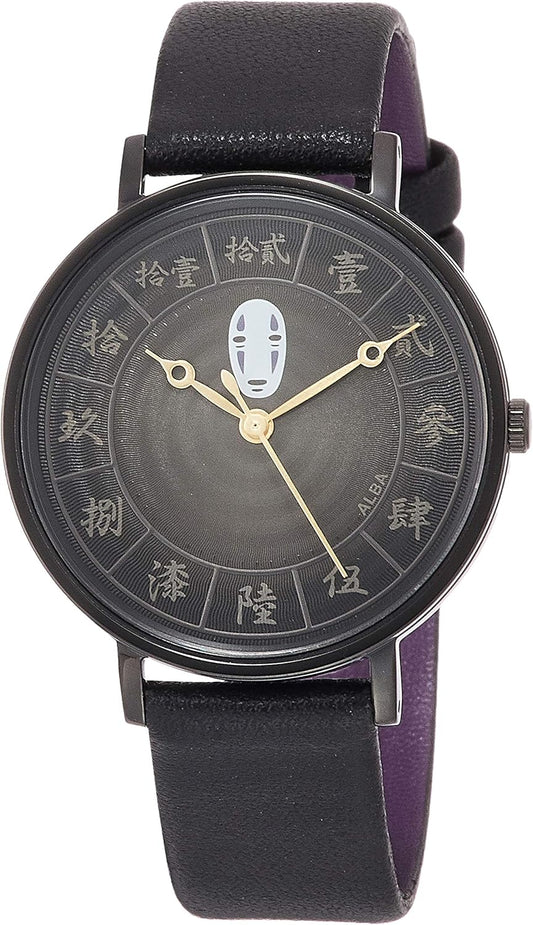 Seiko Watch Alba ACCK708 Spirited Away Limited Edition 700 Pieces Kaonashi Face Design Black Dial Hardlex Watch, Dial color - black, Quartz Spirited Away Limited Black Dial Watch