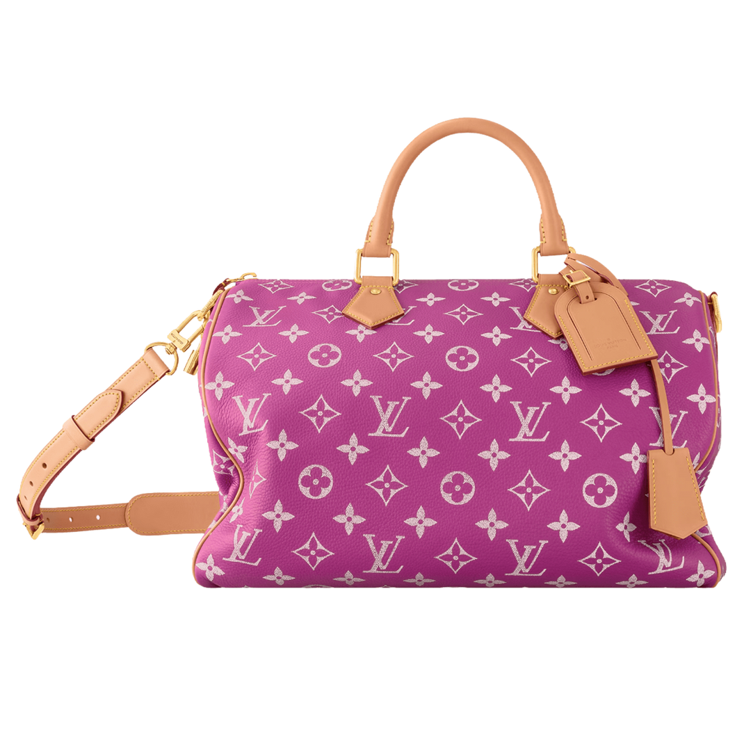 LOUIS VUITTON 'AGATE' SPEEDY P9 BANDOULIÉRE 40 BAG