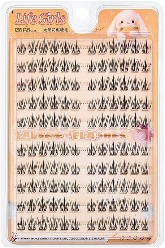 GECOMO Large Capacity False Eyelashes, Natural, False Eyelashes, Glued, Partial False Eyelashes, Instant Pita Eyelashes, Lower Eyelashes, False Eyelashes, Popular, Actress Eyelashes, Cosplay Makeup