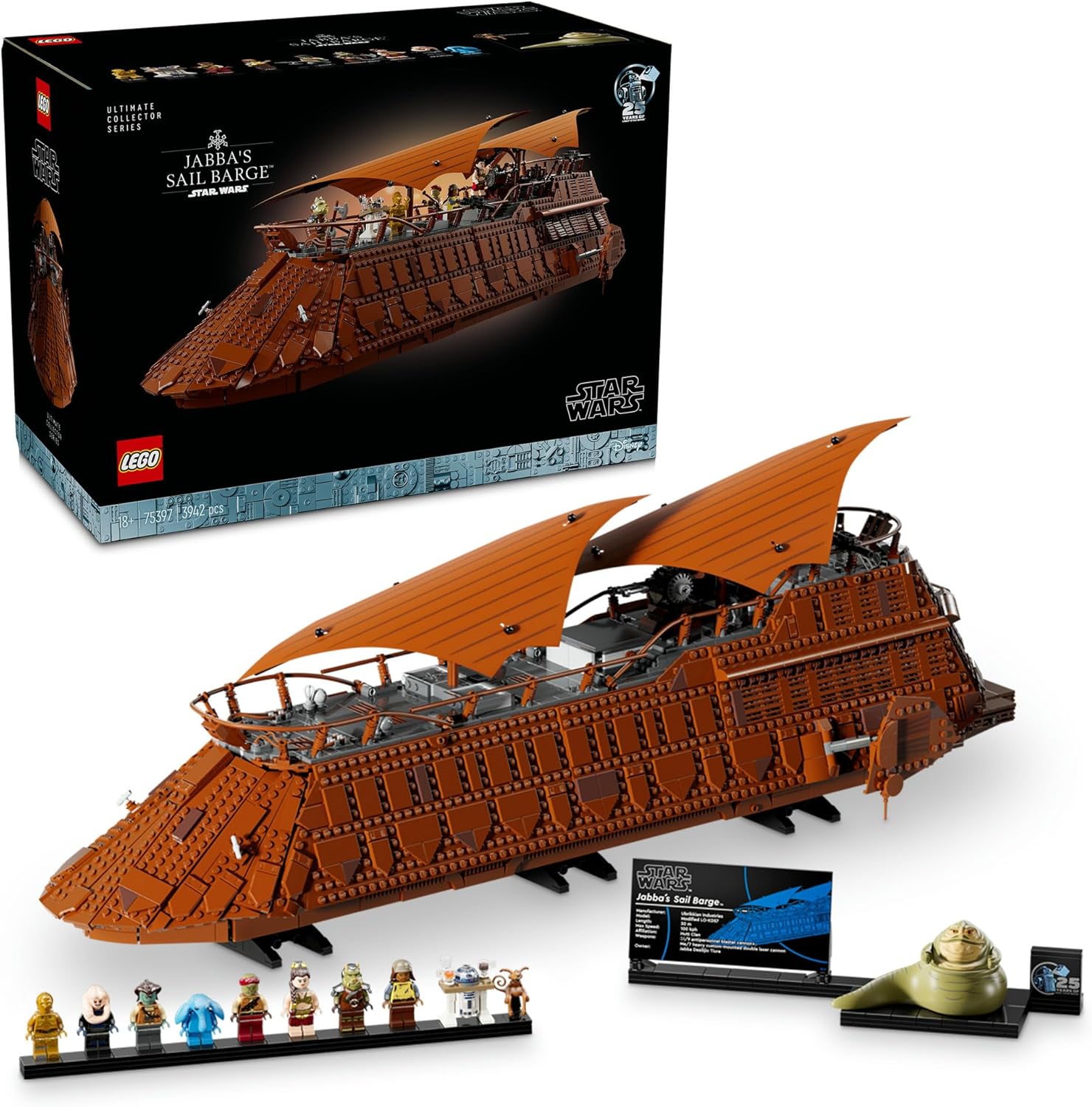 Lego Star Wars Jabba's Sail Barge™ Toy, Gift, Birthday, Blocks, Father's Day, Men, Women, Space, 75397