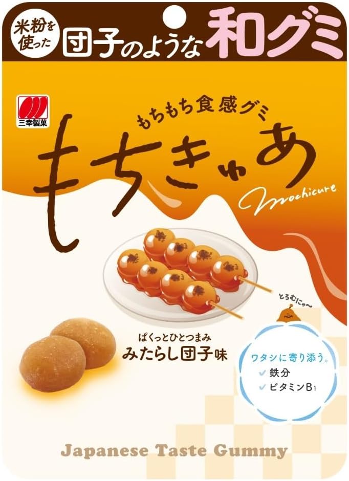 Sankyo Seika Mochikua Mirashi Bun Flavor, 1.4 oz (40 g) x 12 Bags
