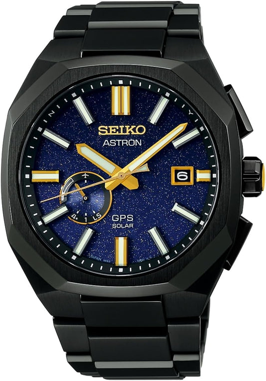 Seiko Astron SBXD021 GPS Solar Watch, GPS Satellite Radio Watch, 2024 Limited Edition, Starry Sky Limited Watch, Men's ASTRON Titanium, Bracelet Type