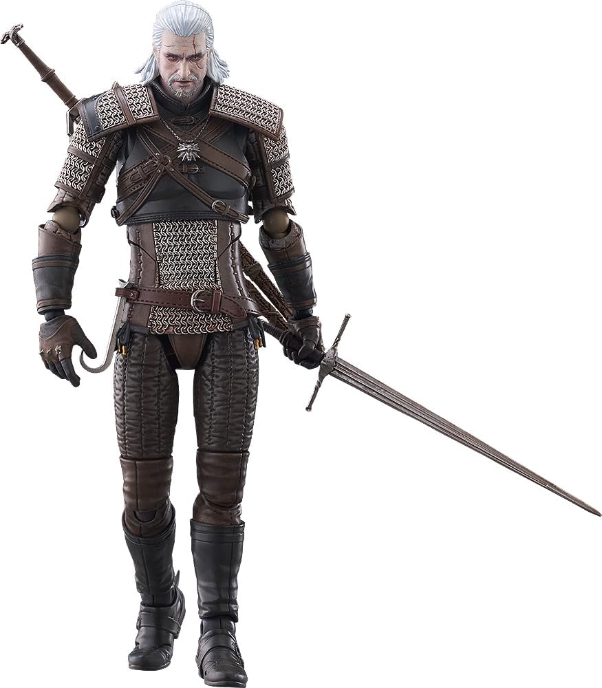 Max Factory Figma The Witcher 3 Wild Hunt Geralt Non-Scale Plastic Pre-Painted Action Figure