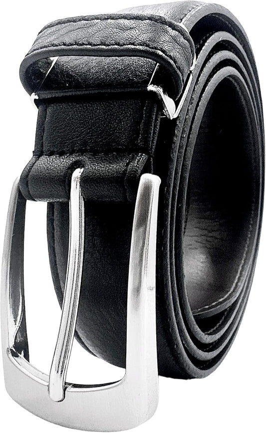 Genuine Japanese Cowhide Leather Belt, Made in Japan, Japanese Manufacturer, Handmade, Men's, Business, 35 Wide, Casual, Classic, Basic "Smooth Soft", Gift, Adjustable Size