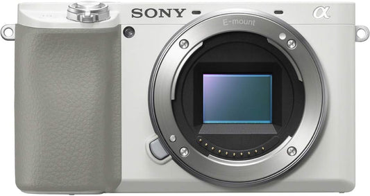 Sony ILCE-6100 W Alpha α6100 Mirrorless Camera, White, Sony ILCE-6100 B Alpha α6100 Mirrorless Camera, Black, 11 FPS Continuous Shooting, Real Time Eye Auto Focus
