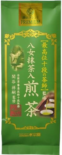 Suisunen Suisenen Honpo Yame Matcha Green Tea Supervised by a Chashi, Supervised by Tea Teacher Shoji Sekiya, Tea Teshi Judan, Yame Matcha