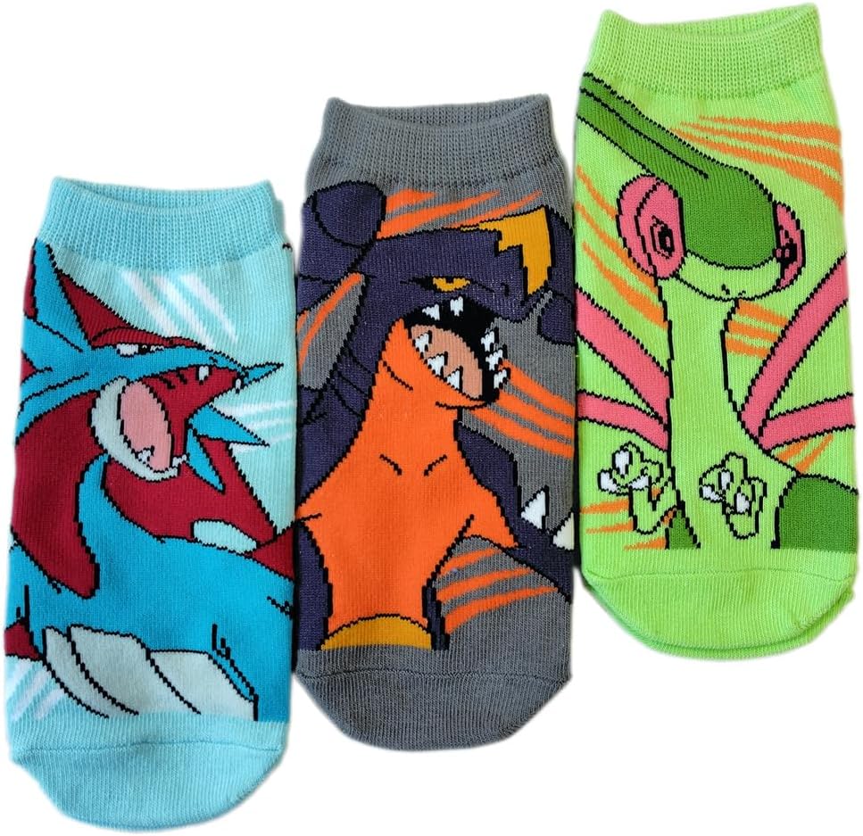 Pokemon Socks Sneaker Socks for Girls Boys Women Pokemon Kids Women Socks Assorted, Kids