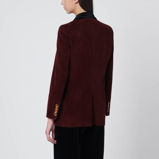 Blaze Milano ボルドーベルベットのブレイゼミラノブレザークラシックタッチ - Image 1