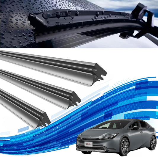 Toyota New Prius 60 Series Replacement Rubber Compatible Size Genuine Replacement Set Natural Rubber Driver Passenger Seat Set of 2 MXWH60 MXWH65 ZVW60 ZVW65 MXWH65 MXWH61 WeCar