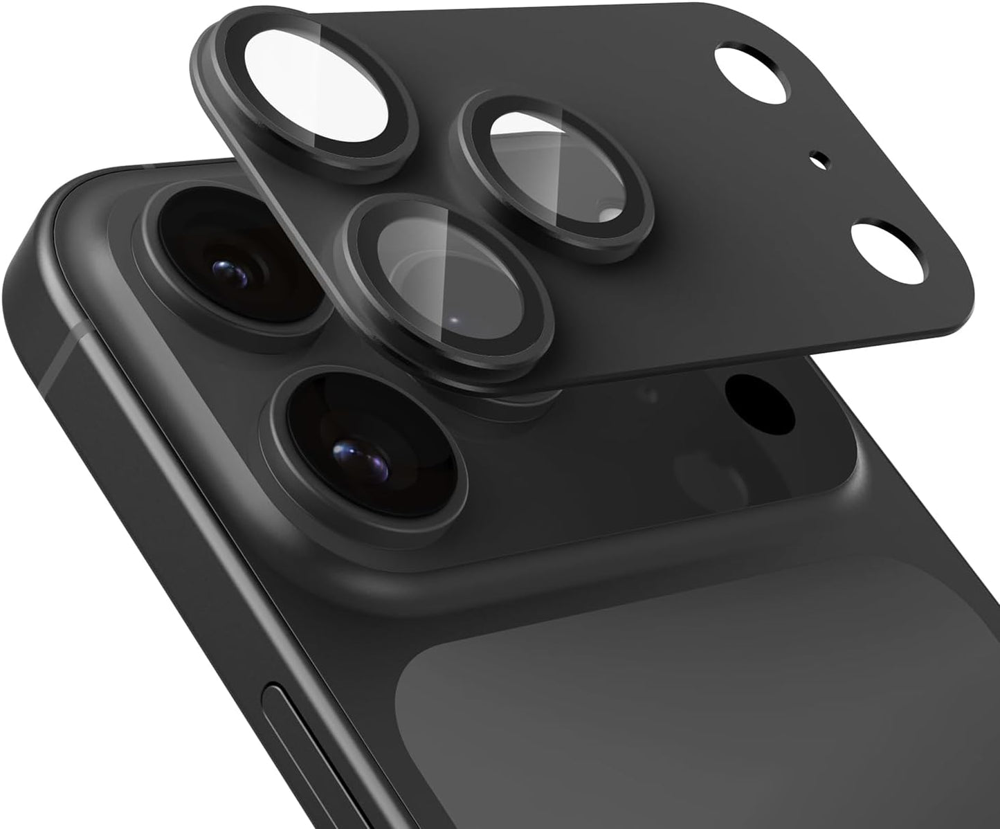 Tomaka Camera Film for iPhone 17 Pro, Camera Protection, 9H Tempered Glass, Aluminum Alloy, Integrated iPhone 17 Pro, Lens Cover, Shockproof, Full Protection, for iPhone 17 Pro, Camera Cover, Prevents