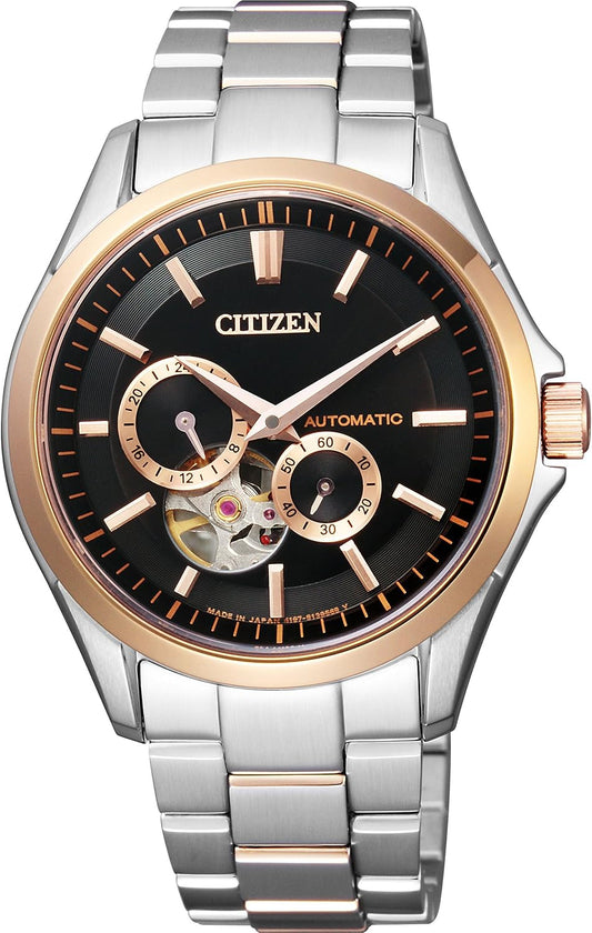 Citizen NP1014-51E Men's Wristwatch, Citizen Collection, Mechanical, Made in Japan, See-Through Back