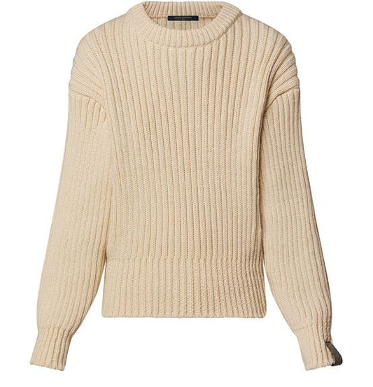 LOUIS VUITTON エルボーパッチリブドプルオーバー - Image 1