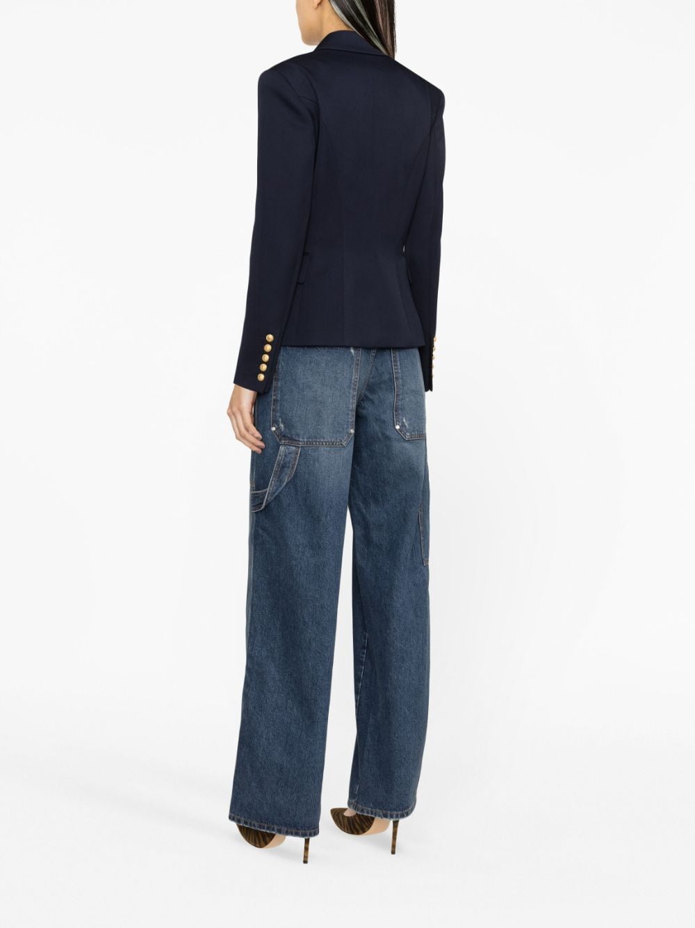 Balmain バルメイン二重胸ウールジャケット - Image 1