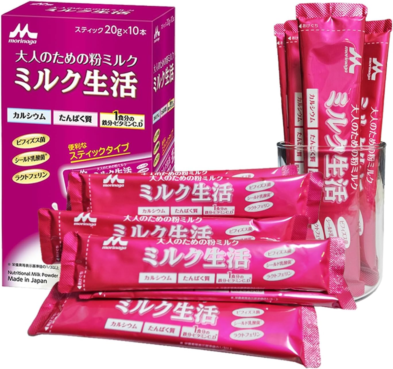 Milk Powder for Adults (1 Bottle, 0.7 oz (20 g) x 20 Bottles