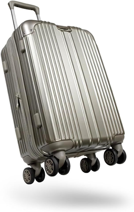 Excitech Suitcase, Carry Case, Extended Function, Stopper, Ultra Lightweight (Japanese Company Planning) Large Size 3.7 gal (97 L) Carry Bag, Travel, Business, Business Trips, 5-7 Nights, Khaki