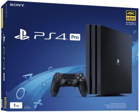 【整備済み品】 PlayStation 4 Pro ジェット・ブラック 1TB(CUH-7200BB01) スティック調整交換済み 【メーカー生産終了】