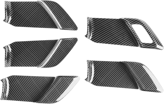 [GIKAKU] Toyota Prius 60 Series Exclusive Accessory Parts Inside Handle Panel Inner Door Bowl Cover PRIUS 60 Series Inner Door Handle Panel Interior Panel Dress Up Interior Parts Garnish (Carbon