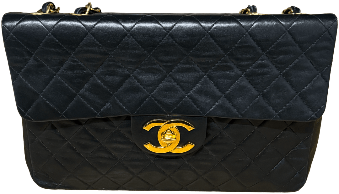CHANEL 'VINTAGE BLACK' XL MAXI BAG