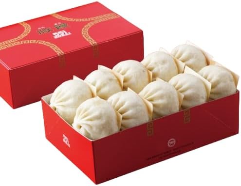 【Refrigerated Shipping】551 Hor Lai Pork Buns, 10 Pieces | Osaka Specialty Steamed Buns, Pork Buns, Ideal for Souvenirs | Shelf Life Refrigerated for 5 Days Including Production Date | Easy in the | A slightly sweet dough that matches your eating