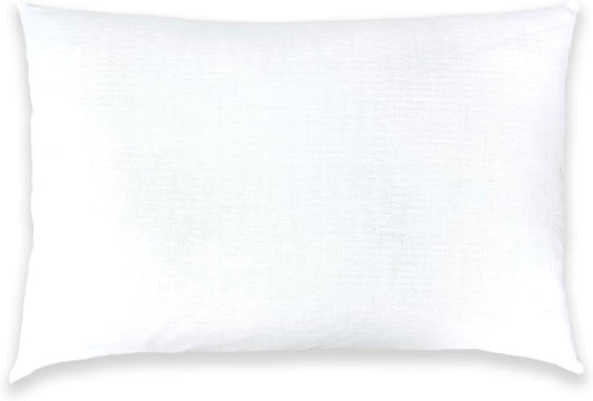 Nishihaya Buckwheat Pillow, Made in Japan, Japanese Bleaching, Organic Cotton, Pillow with Pillow Case, Buckwheat Hulls, Adjustable Height, Large, White