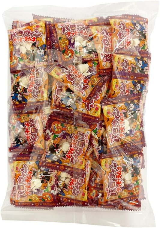 Kappie Ramune Halloween 69 Bags, Share Pack, Commercial Use, Large Capacity, Individual Packaging, Halloween Limited Packaging, Ramune Dagashi, Assortment, Loose