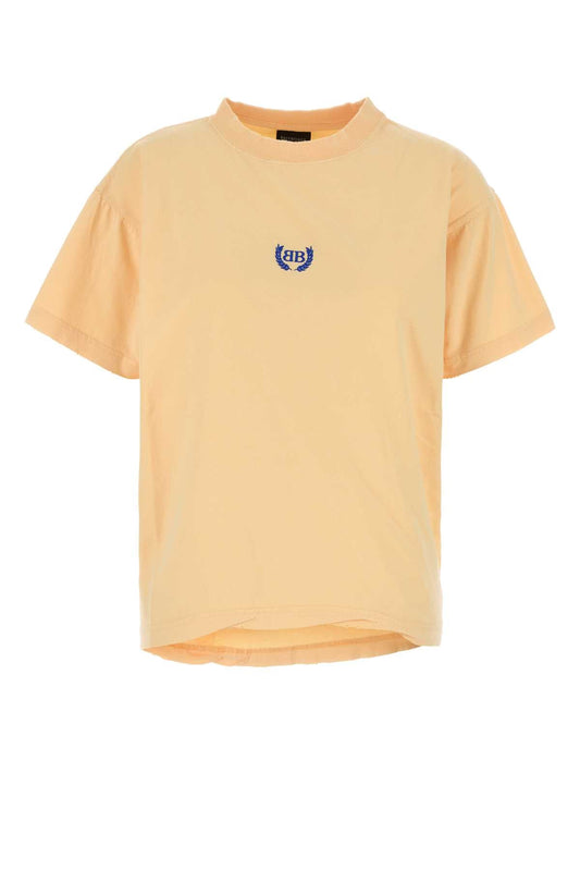 Balenciaga バレンシアガパステルオレンジコットン特大Tシャツ - Image 1