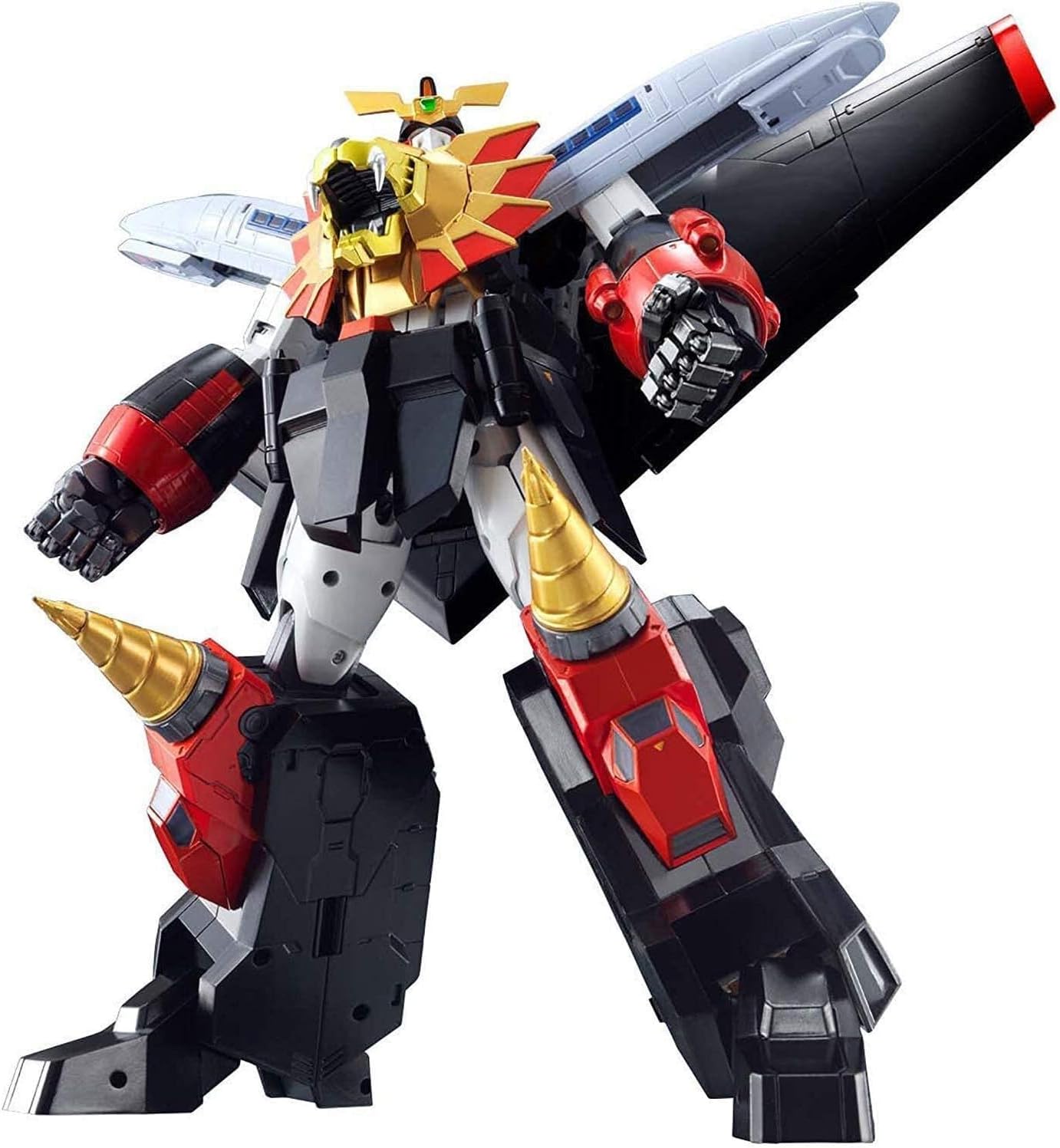 Soul of Chogokin GX-68 The King of Braves GaoGaiGar PVC & ABS & Die Cast Pre-painted Action Figure (Resale) Approx. 10.2 inches (260 mm)