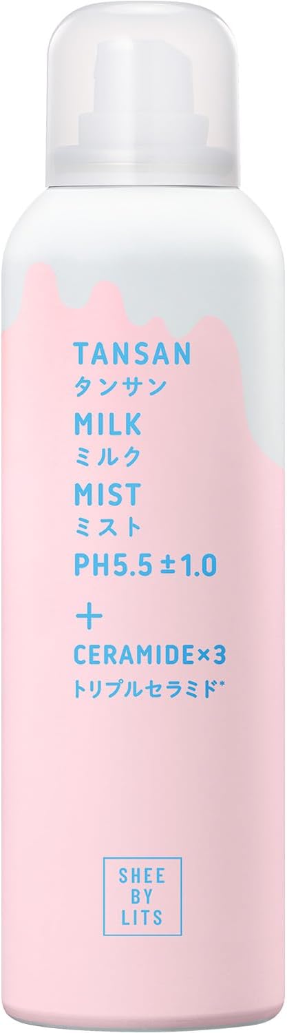 Ritz SHEE BY LITS Carbonated Milk Mist Lotion, 5.3 oz (150 g), Ceramide, Retinol, Vitamin c Spray
