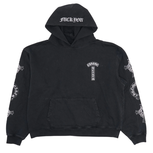 CHROME HEARTS 'SOAP & WATER' BLACK HOODIE