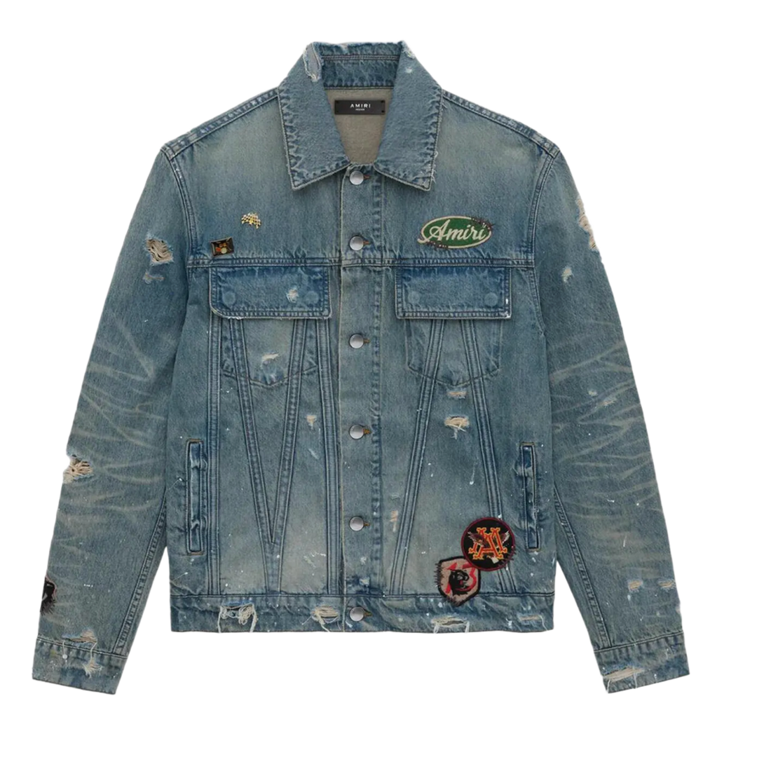 AMIRI 'VINTAGE PEGASUS' DENIM JACKET