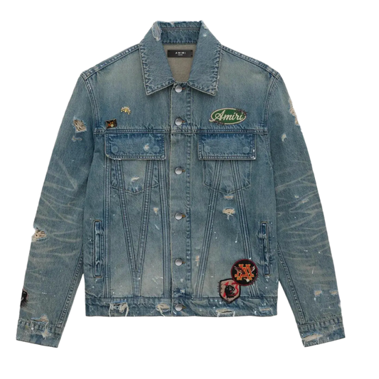 AMIRI 'VINTAGE PEGASUS' DENIM JACKET