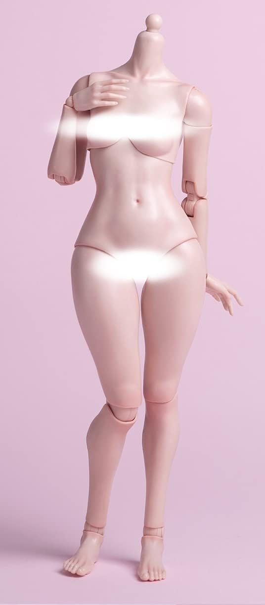 TOYBARJAPAN Worldbox AT202 1/6 Scale Action Figure, White Skin, Pale Skin, Chubby Edition, Asian Female Body