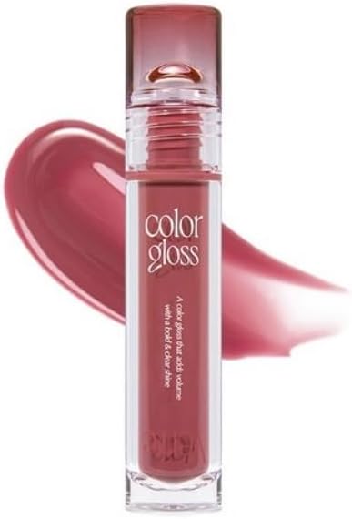 [Too cool for school/Tucur Four School] Veil Color Gloss/VERRE COLOR GLOSS 2.6g/Korean Cosmetics Korean Makeup Korean Cosmetics Lip Tint Gloss Lip Gloss (#3 Rosie Bourbon, 2.6g)