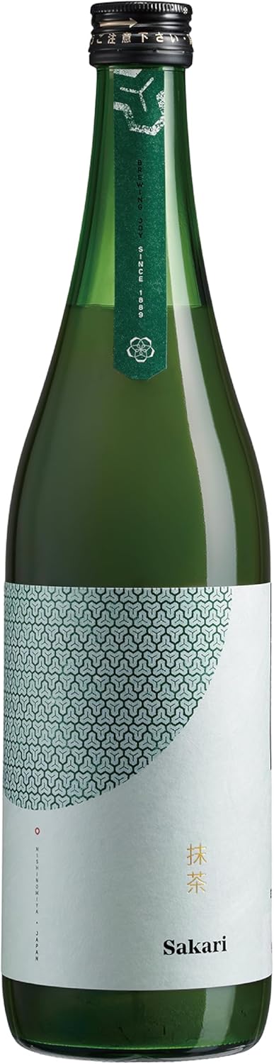 Nihonshori Sakari Matcha Liqueur 11°, Hyogo Prefecture, 23.7 fl oz (700 ml)