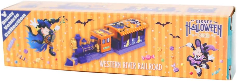 Disney Vehicle Collection Western River Railroad Set Tomica Spooky Boo! Disney Halloween 2022 (Tokyo Disneyland Exclusive) Halloween Souvenir
